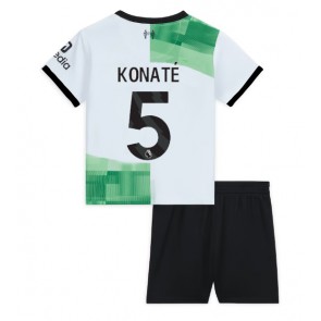 Maillot de foot Liverpool Ibrahima Konate #5 Extérieur enfant 2023-24 Manches Courte (+ pantalon court)